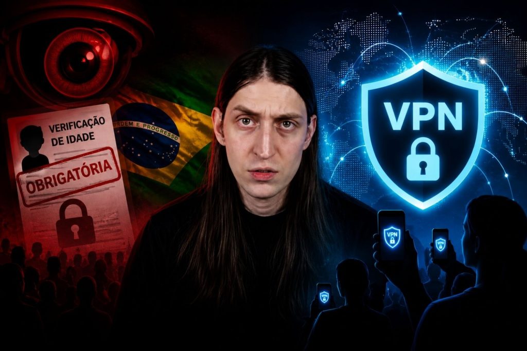VPN no Brasil lei de verificação de idade dispara buscas